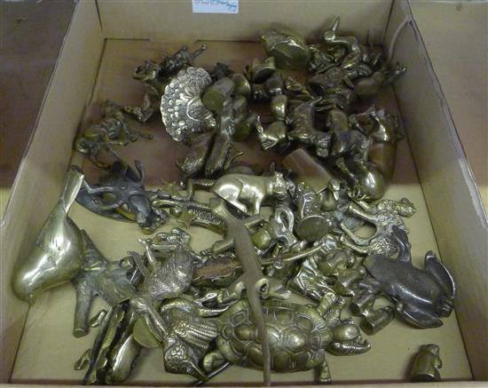 54 brass animals